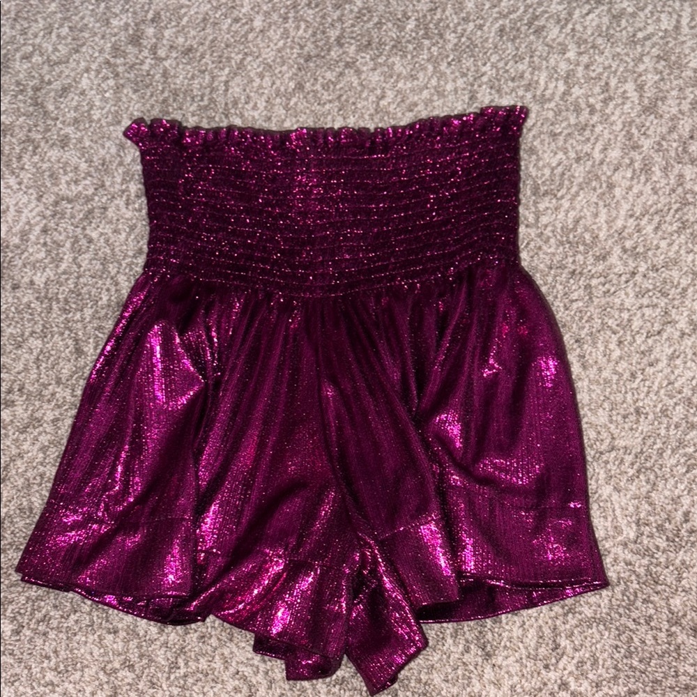 Shimmering Purple Women's Skort